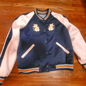 Coach Satin Reversable Varsity Jacket